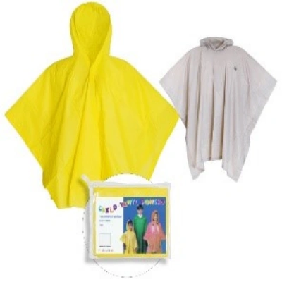 Yellow PVC Kid Rain for Poncho