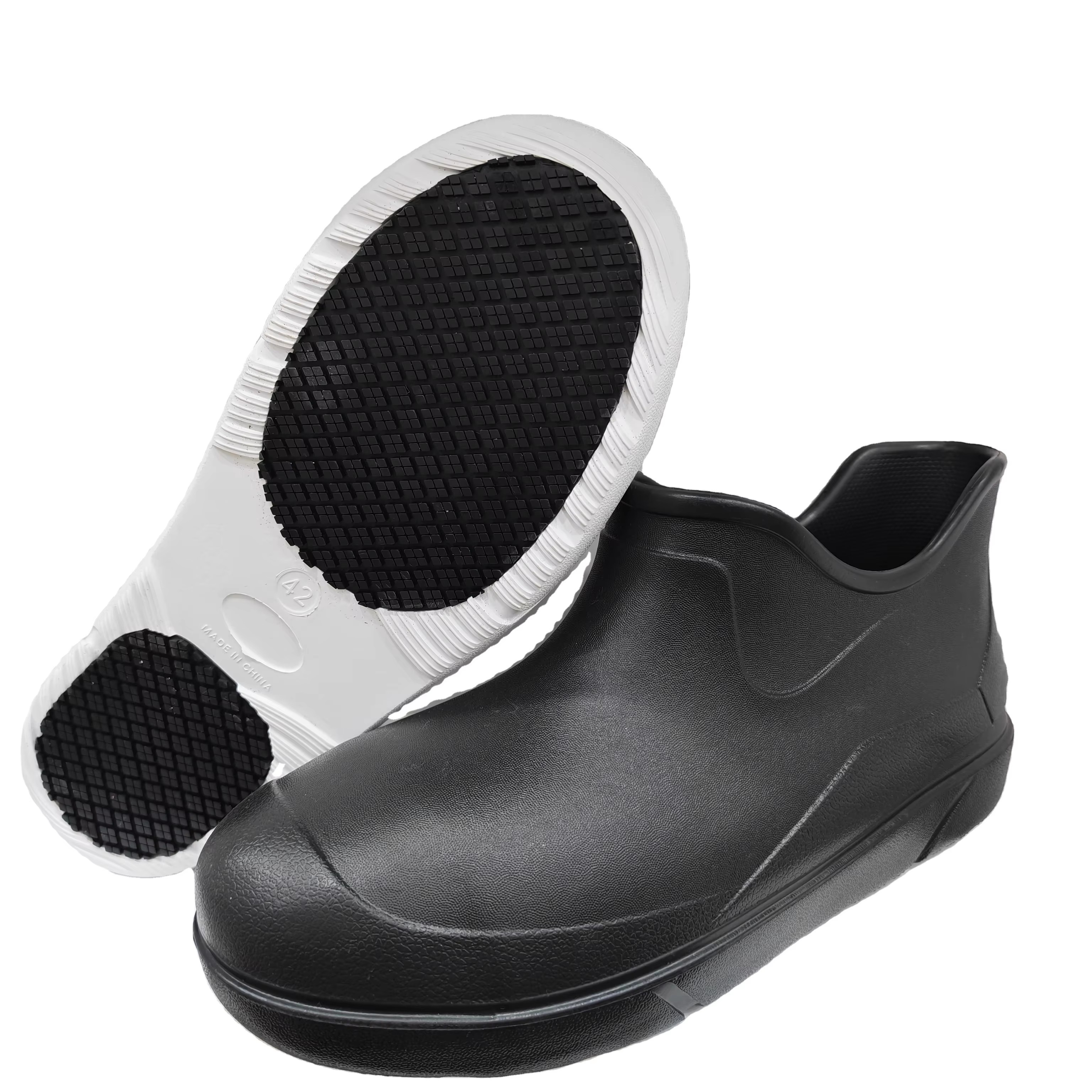 Steel toe cap chef shoes
