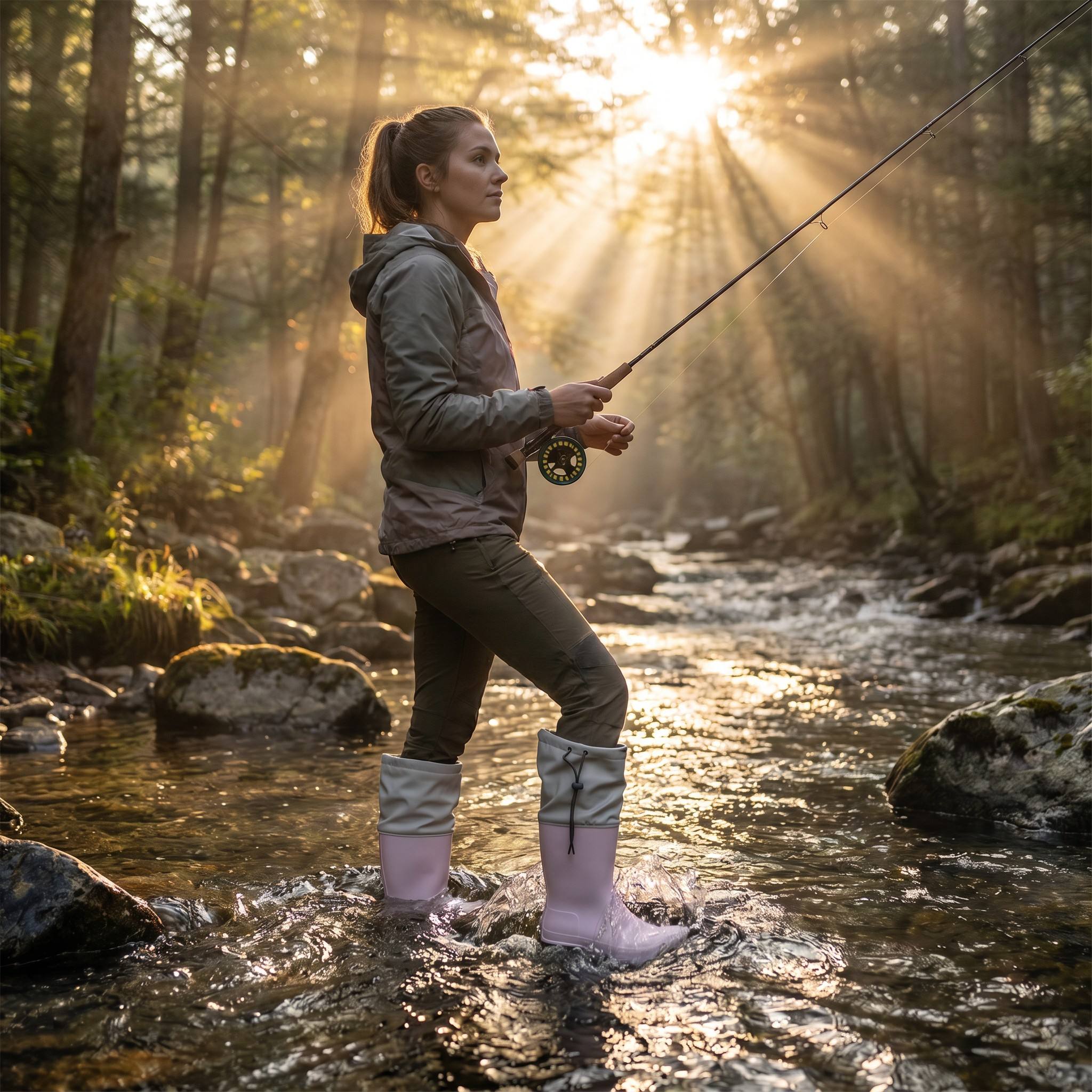 Women PVC Waterproof Rain Boot