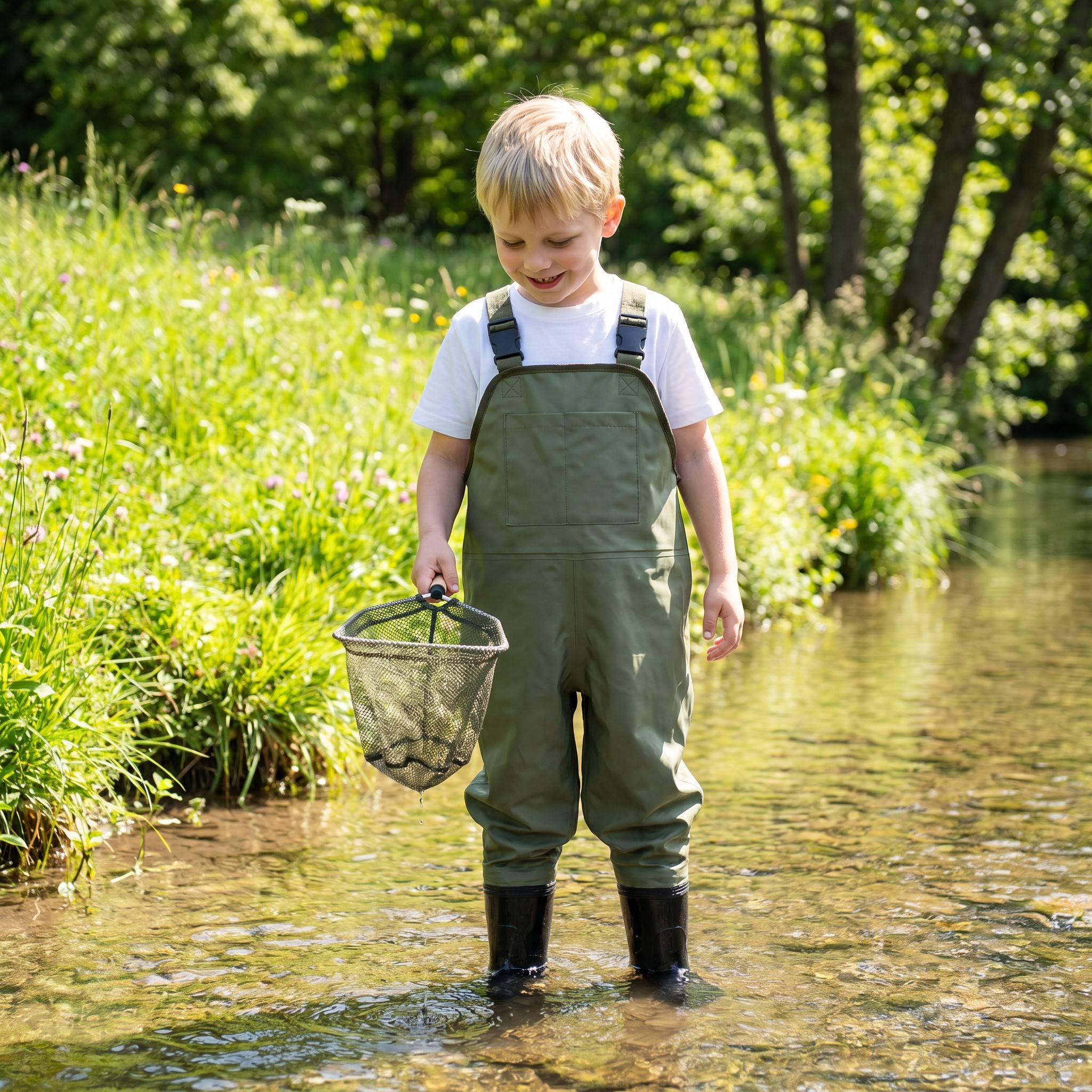 Kids Nylon Chest Wader — Adjus